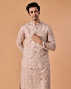 Dusty Pink Elegance Nehru Jacket